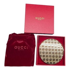 Gucci Gold Double Sided Mirror Compact GWP